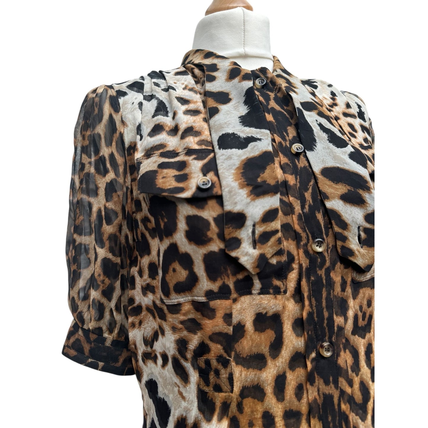 by Tom Ford Leopard Silk Dress