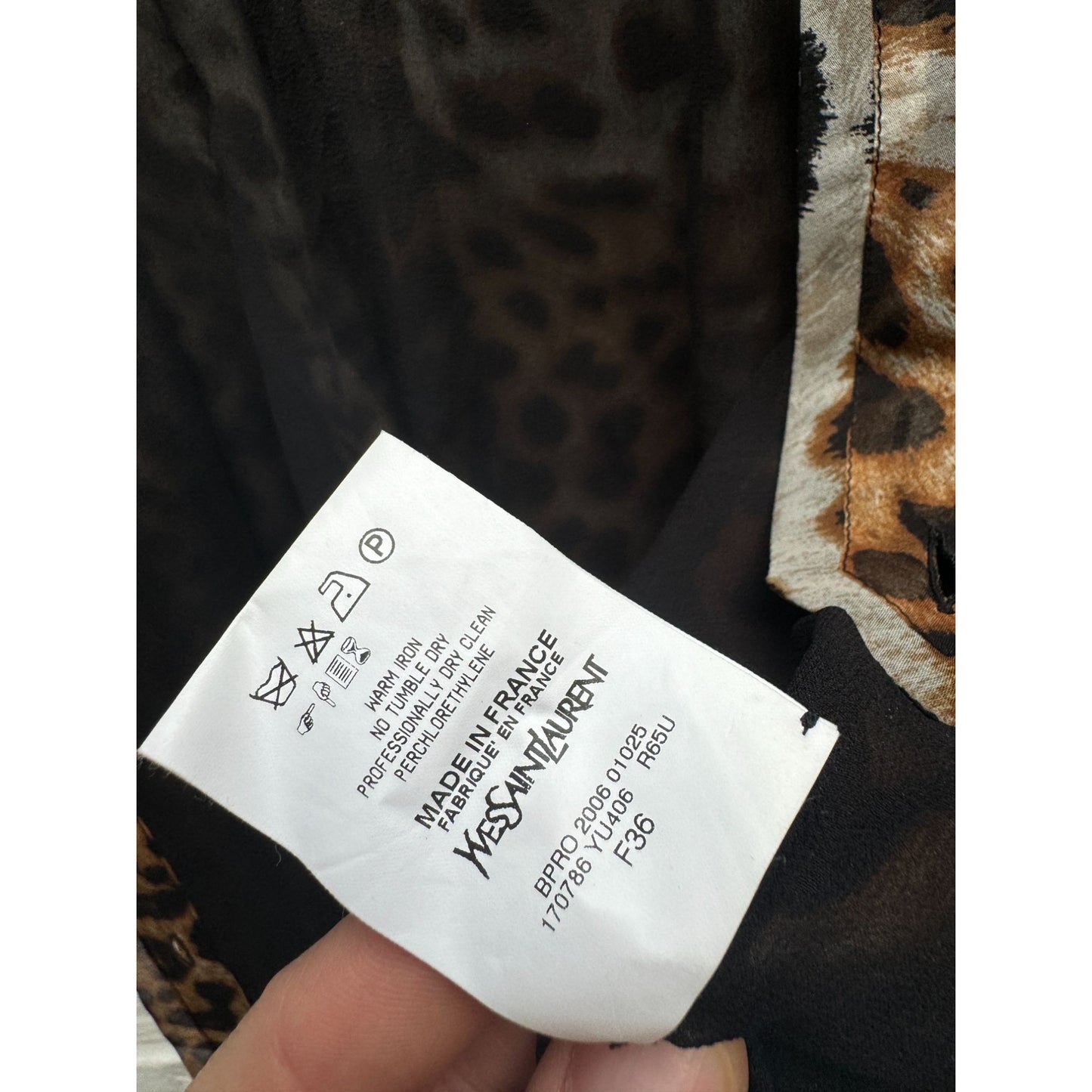 by Tom Ford Leopard Silk Dress