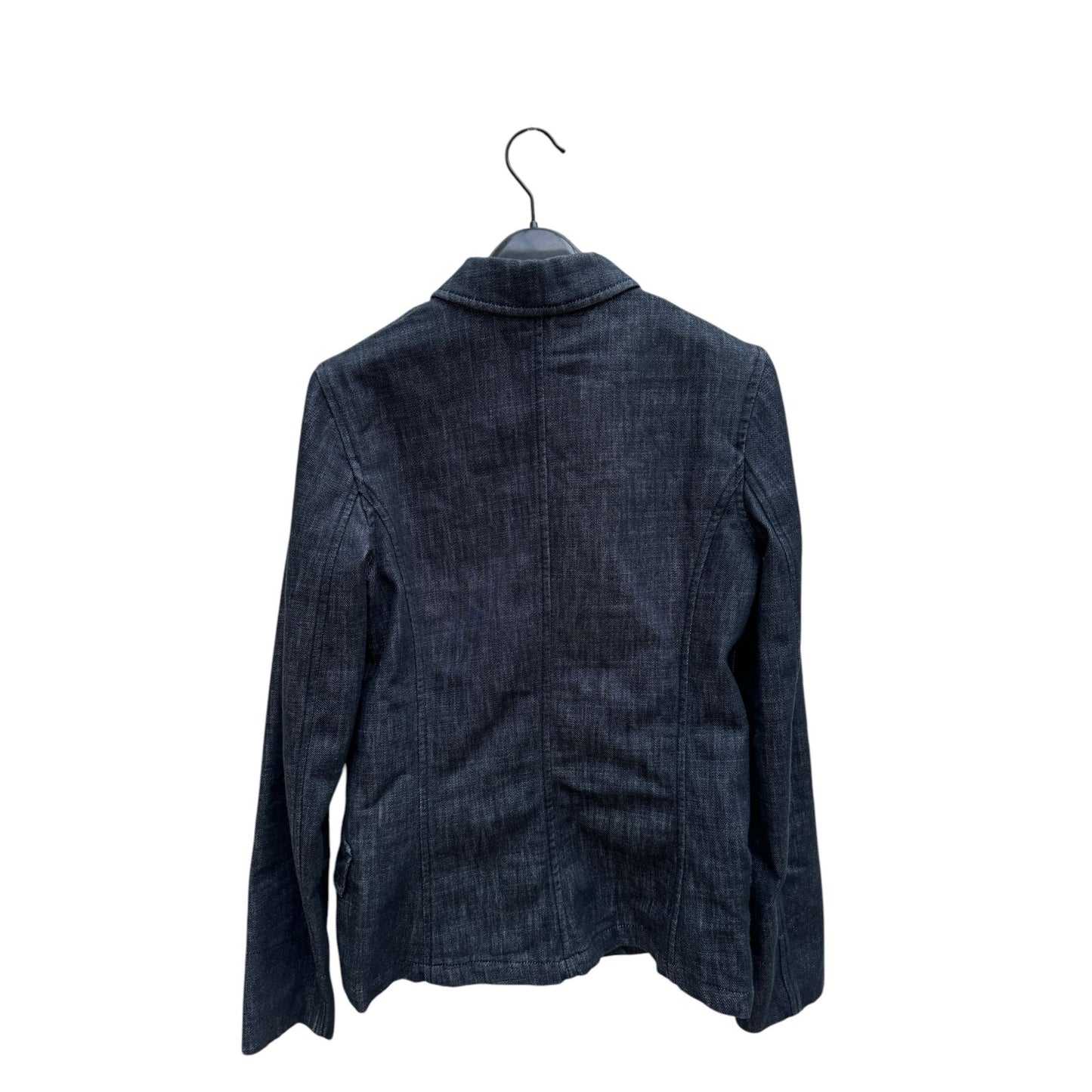 Dark Blue Raw Denim Jacket
