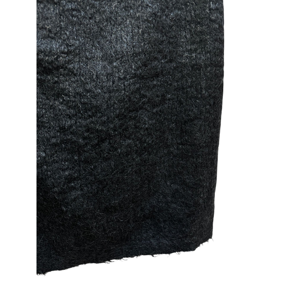 Dark Grey Mohair Wool Skirt