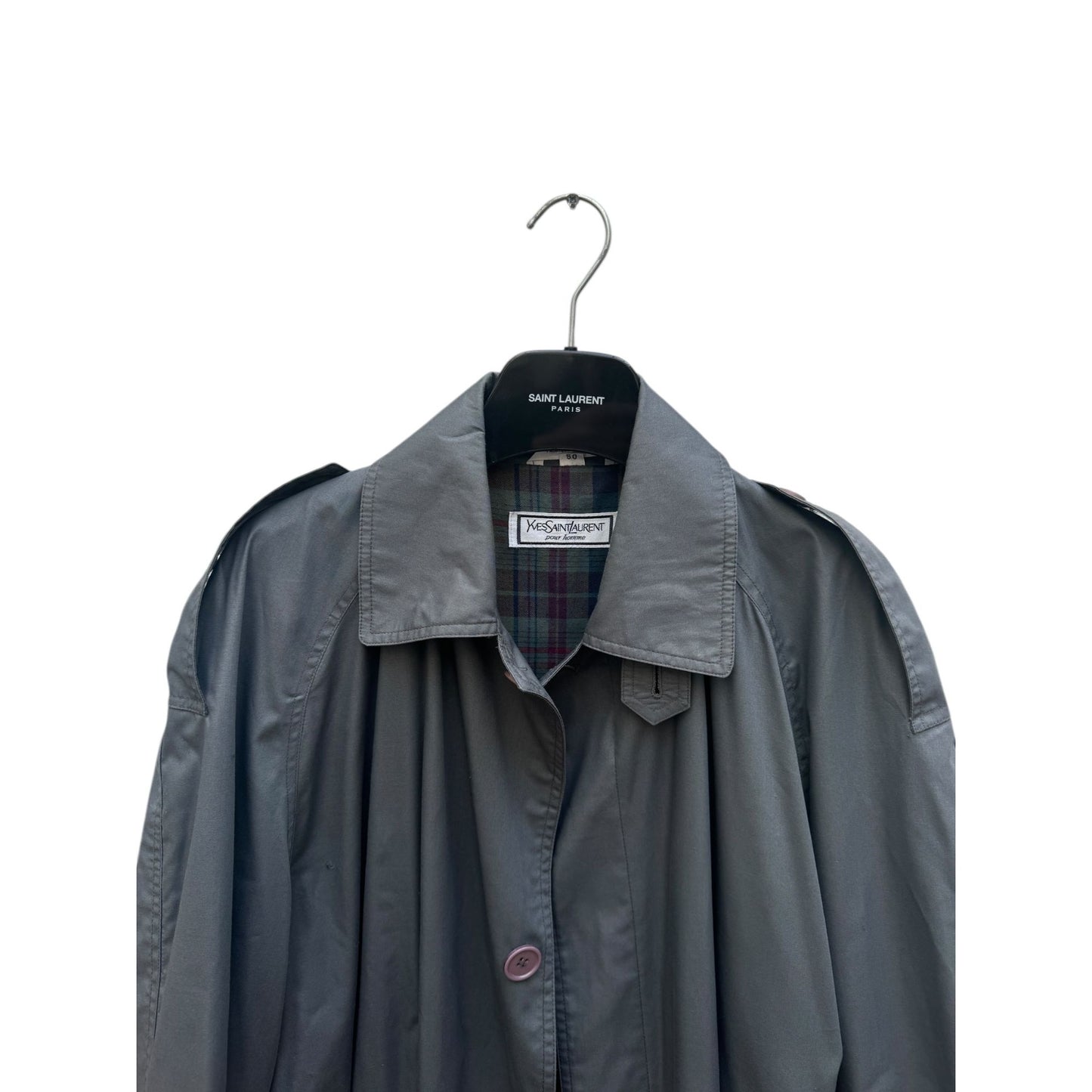 Grey Belted Coat