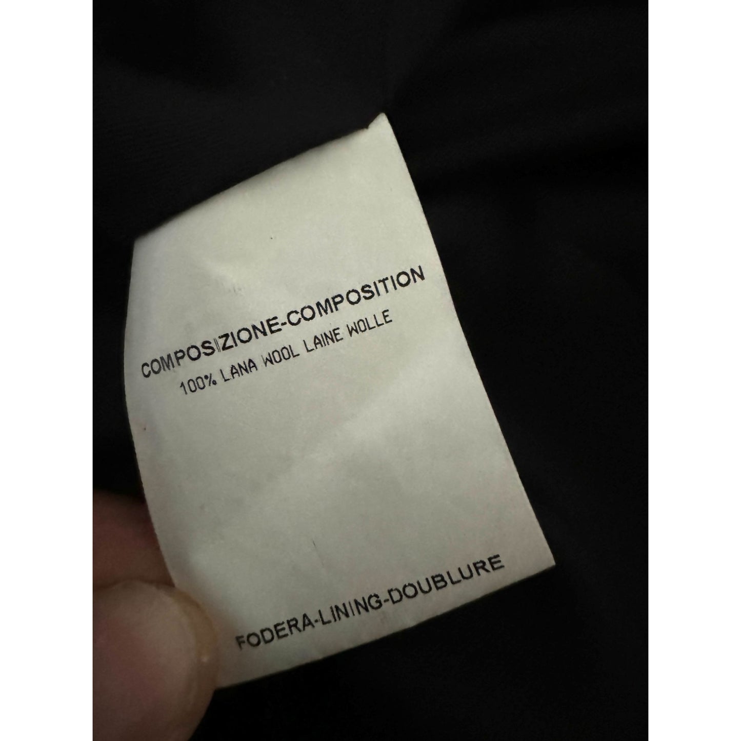 Stefano Pilati Fall/Winter 2007 Dark Grey Pinstripe Wool Jacket