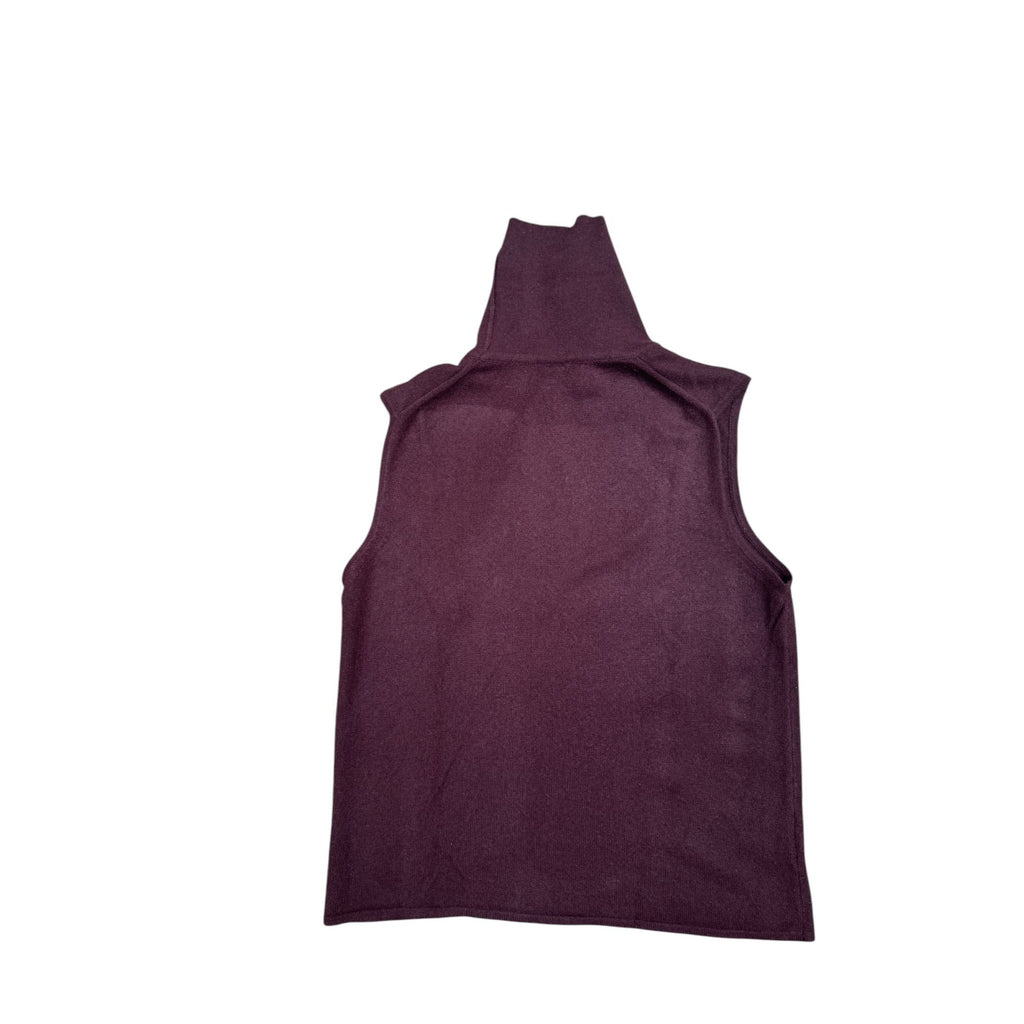 Burgundy Brown Cashmere Vest