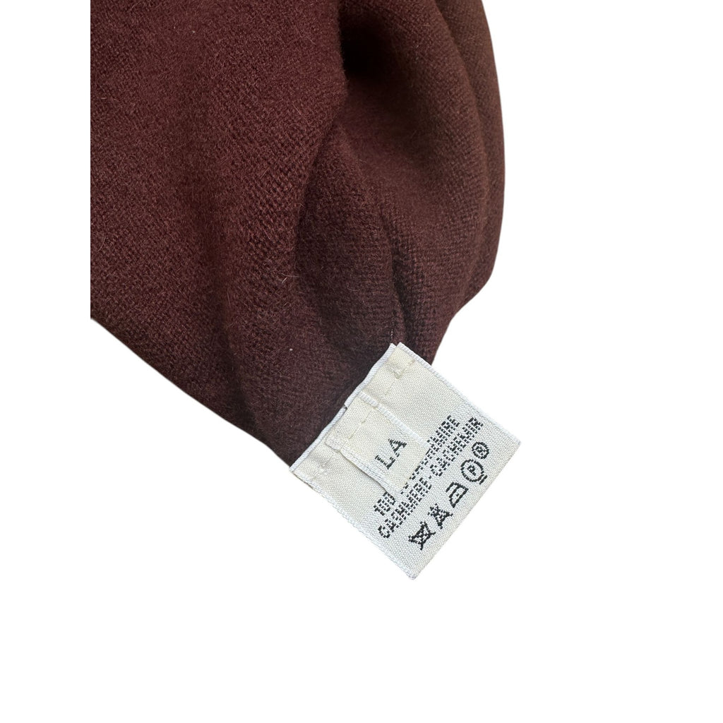 Burgundy Brown Cashmere Vest