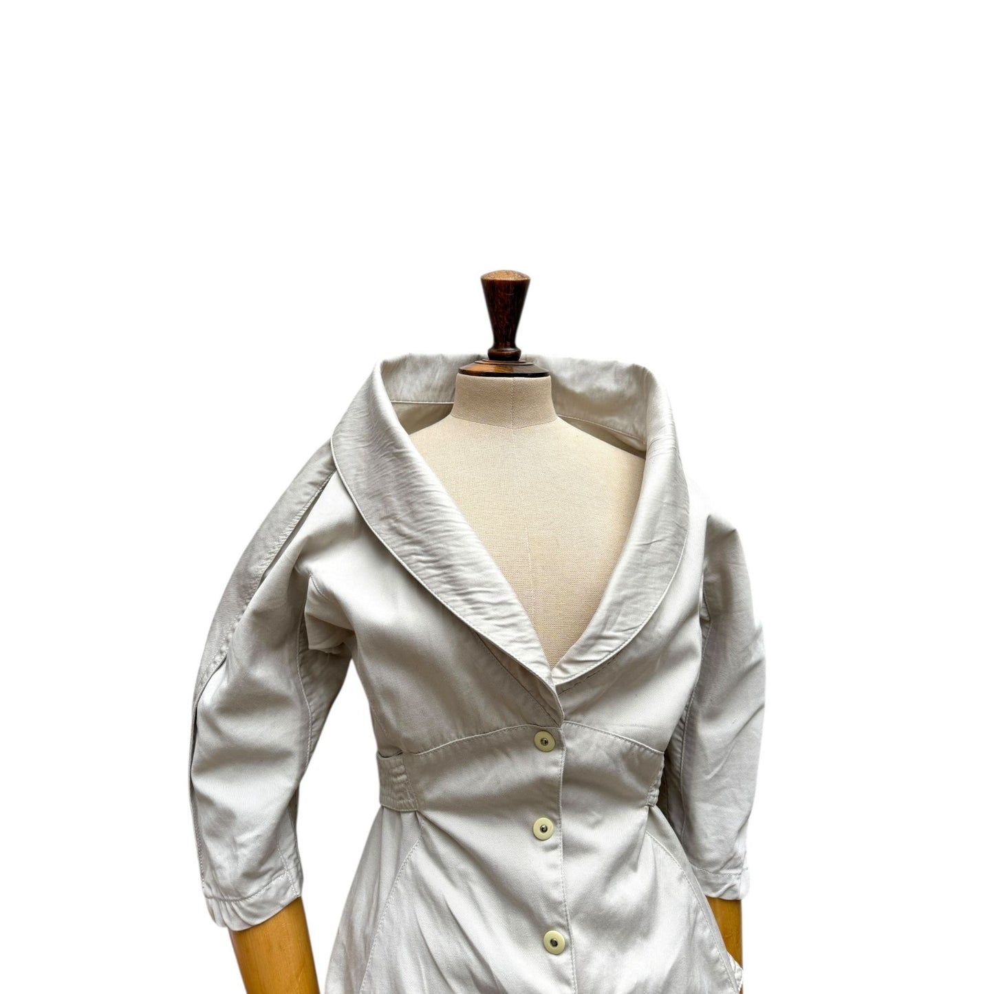 Vintage Grey Sculptural Jacket