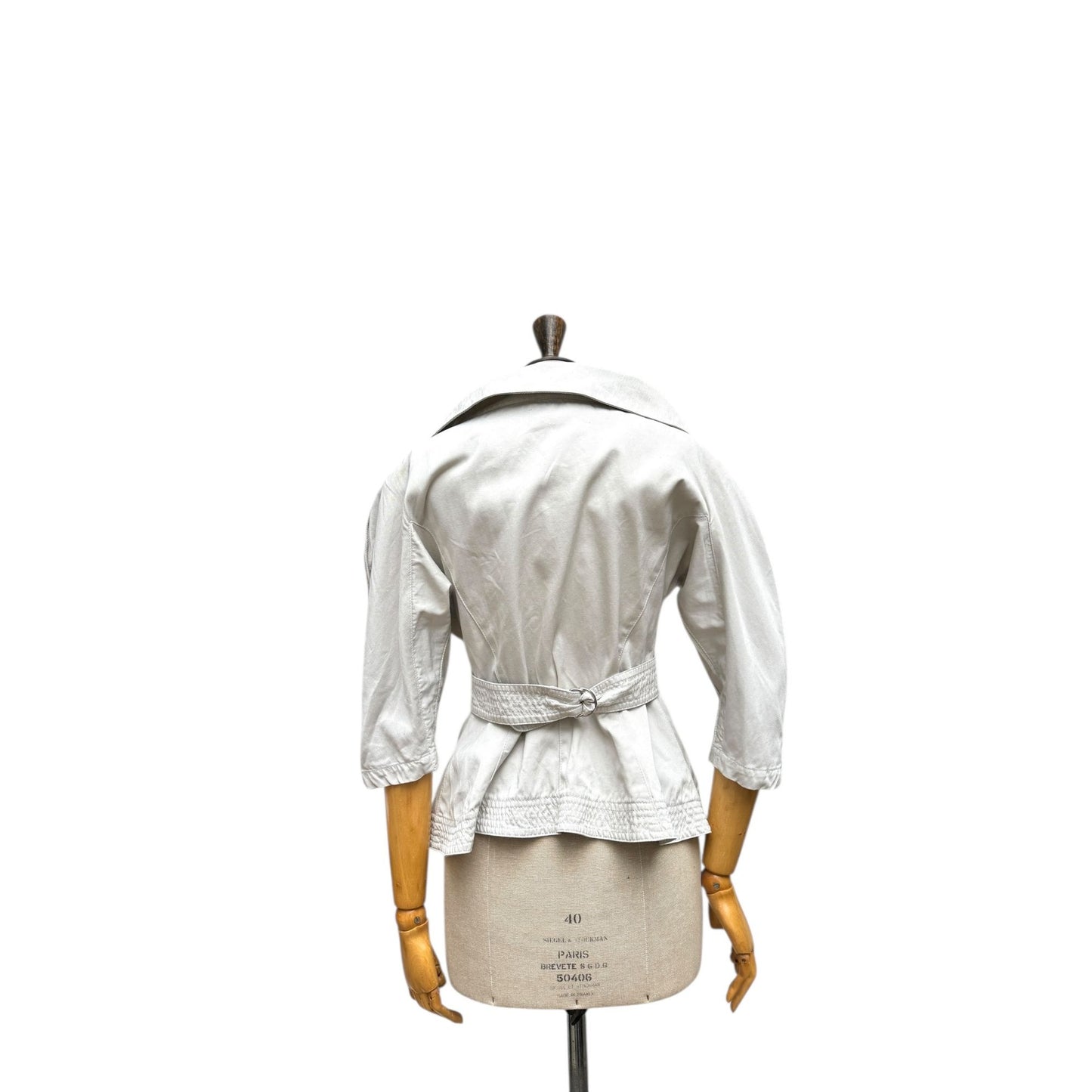 Vintage Grey Sculptural Jacket