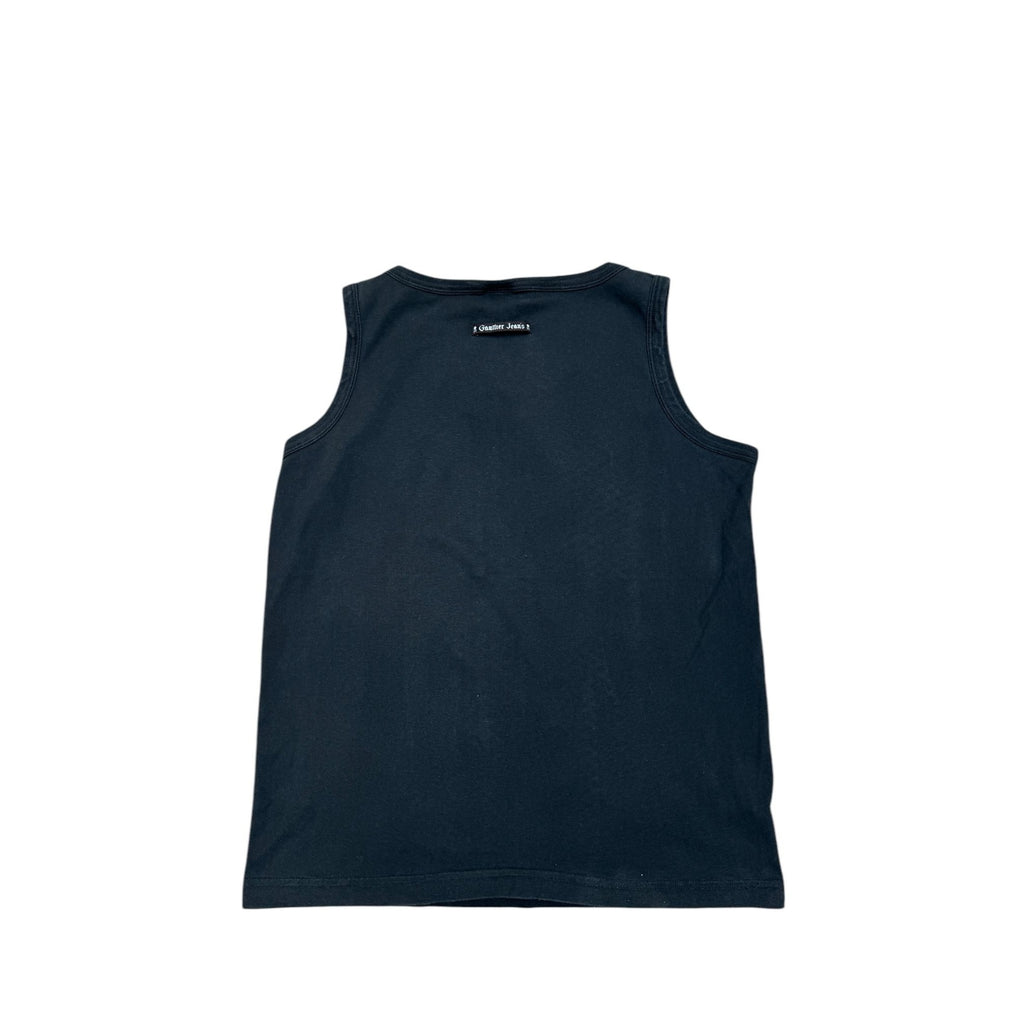 Black Cotton Tank Top