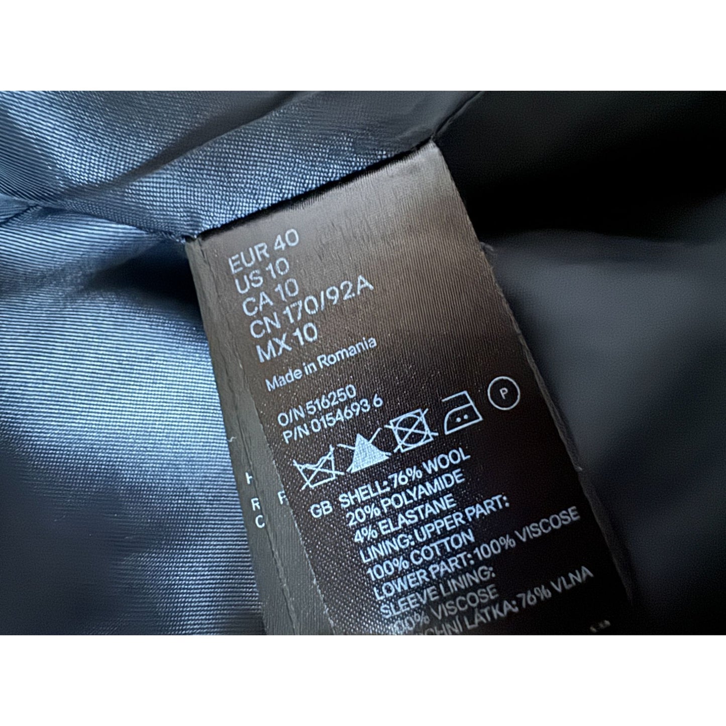 2012 Reedition Black Double Breasted Wool Jacket