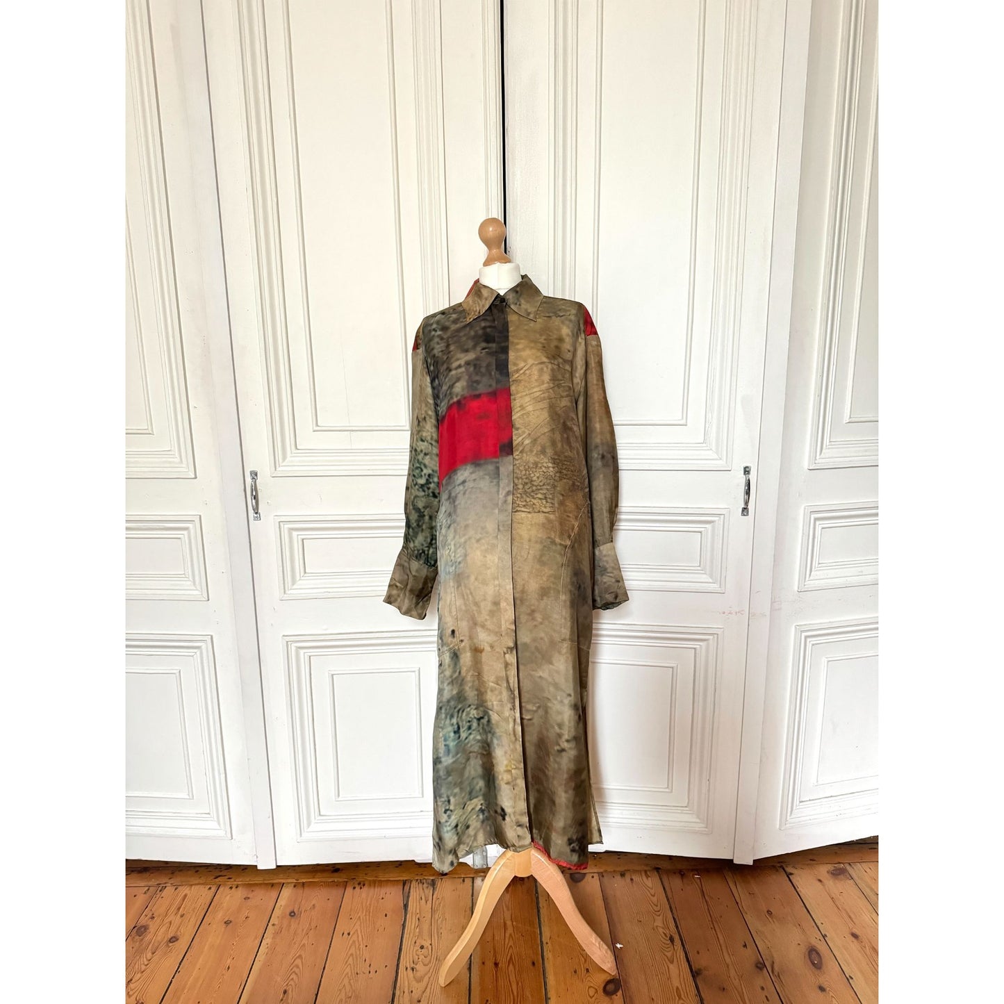 Colorful Printed Maxi Dress Size 40 / L