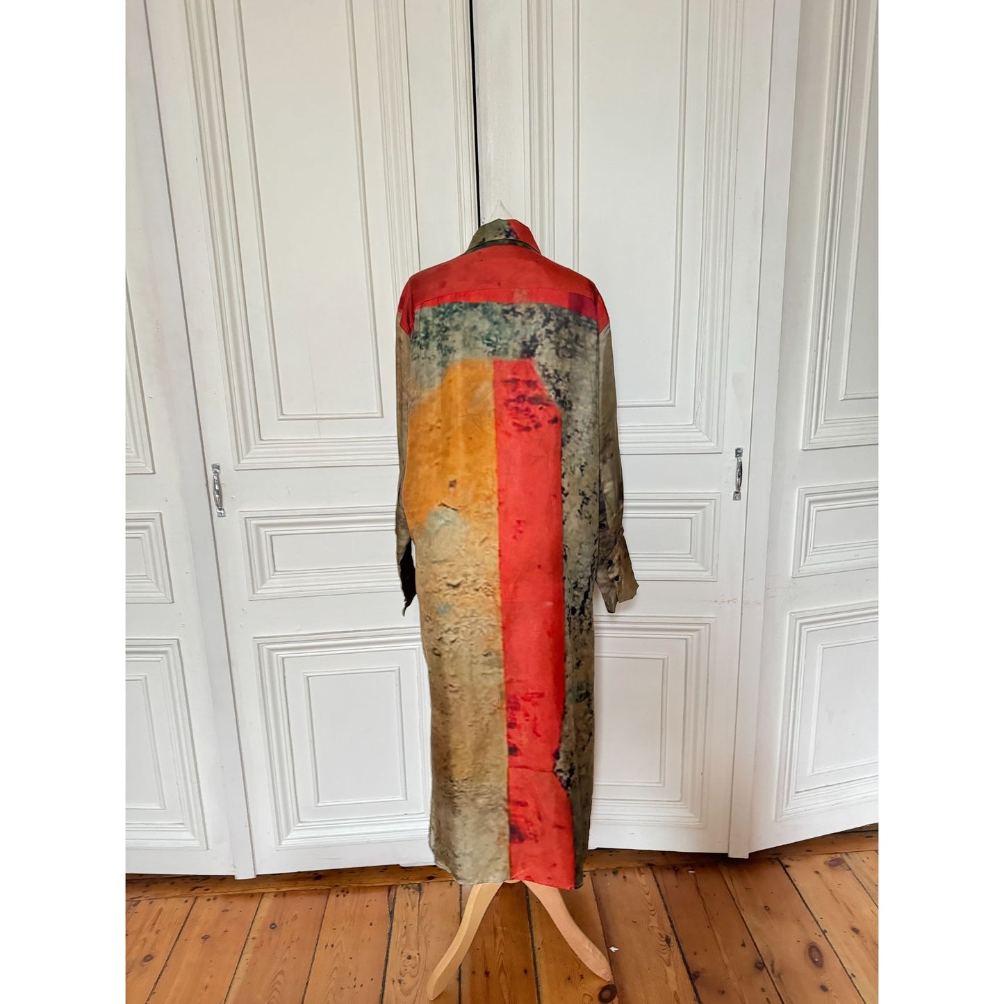 Colorful Printed Maxi Dress Size 40 / L