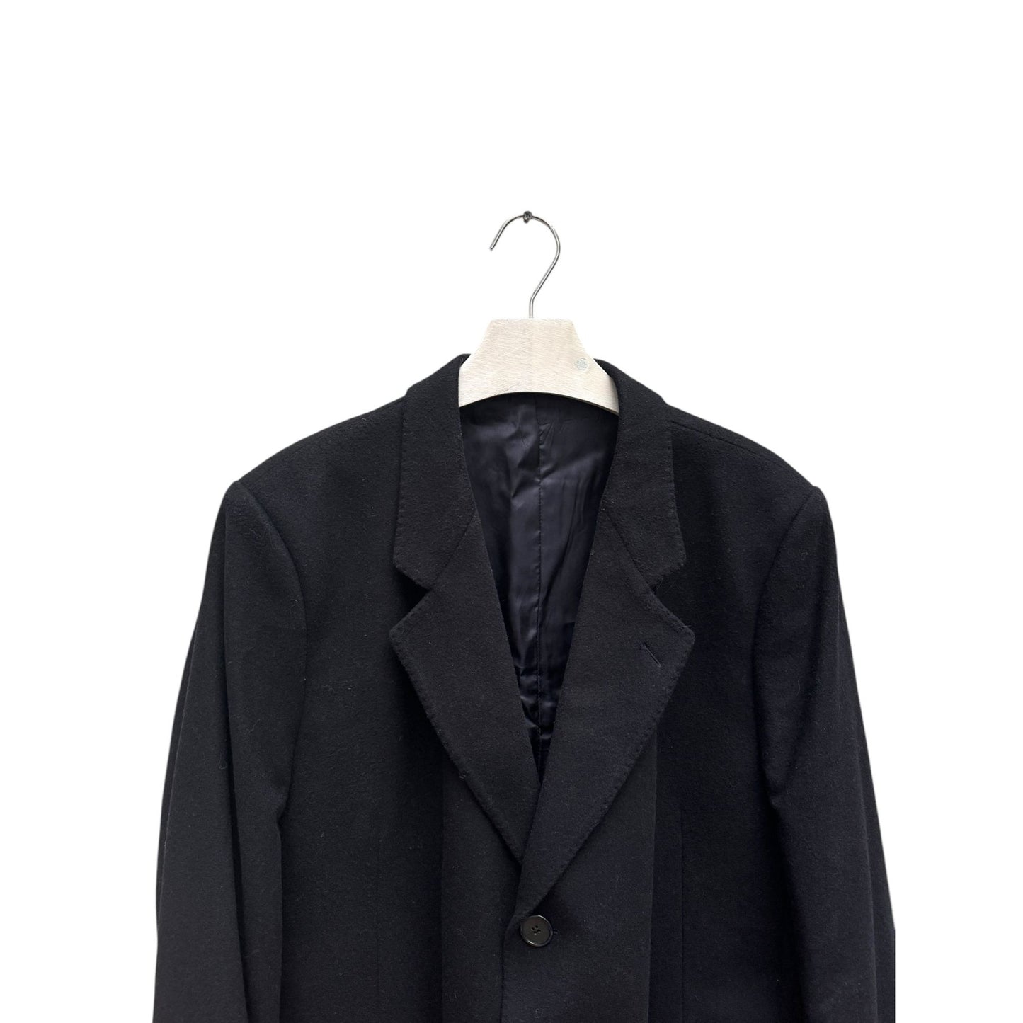 Dark Navy Cashmere Wool Coat