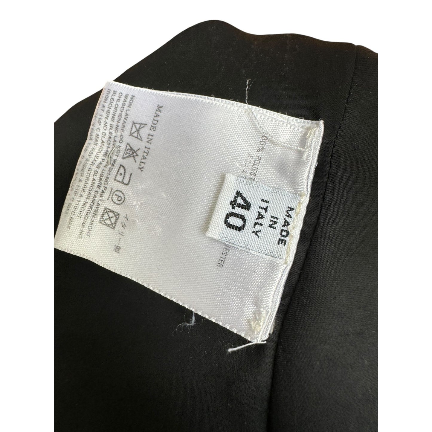SS 2007 Black Asymmetric Dress