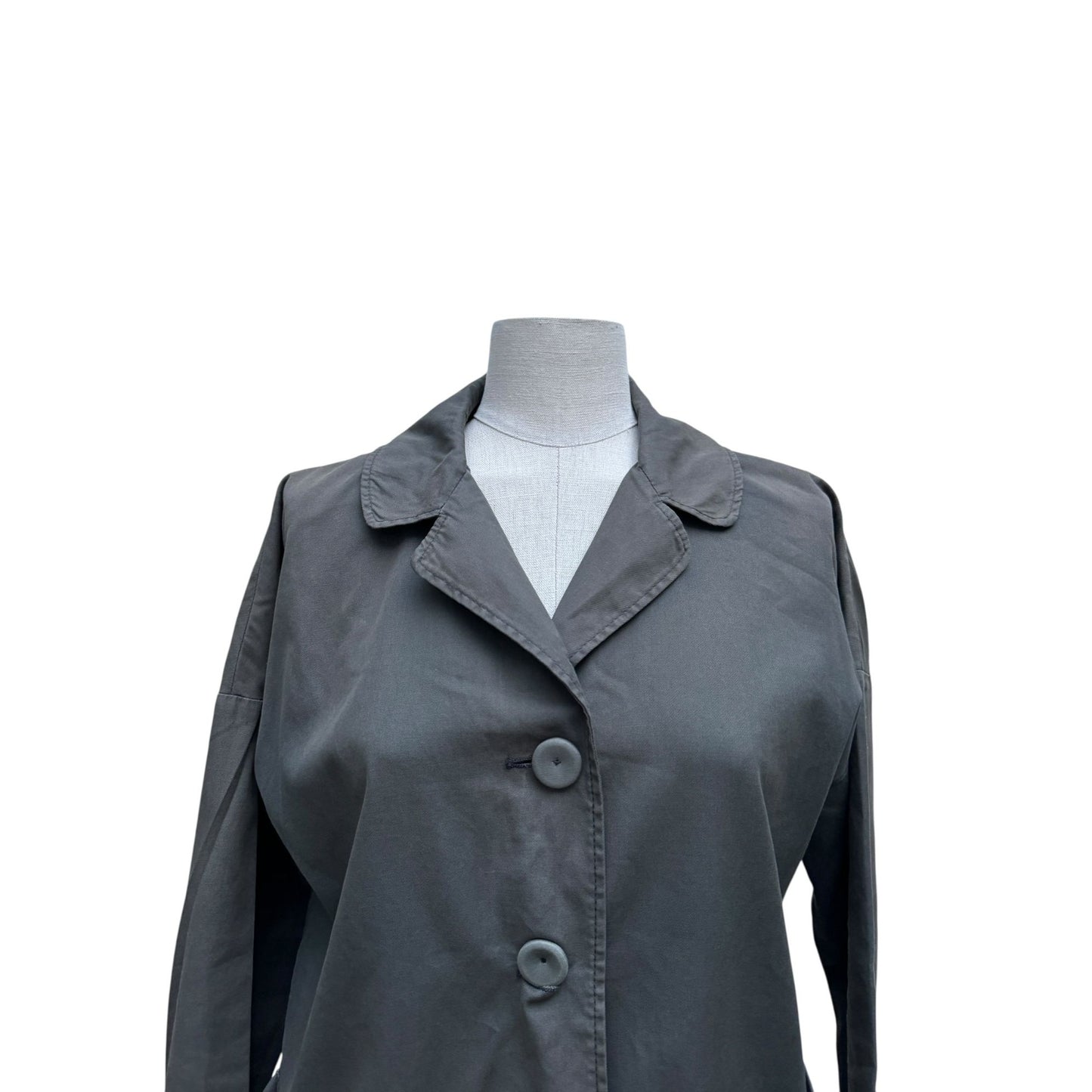Vintage Kaki Blazer Shirt Jacket
