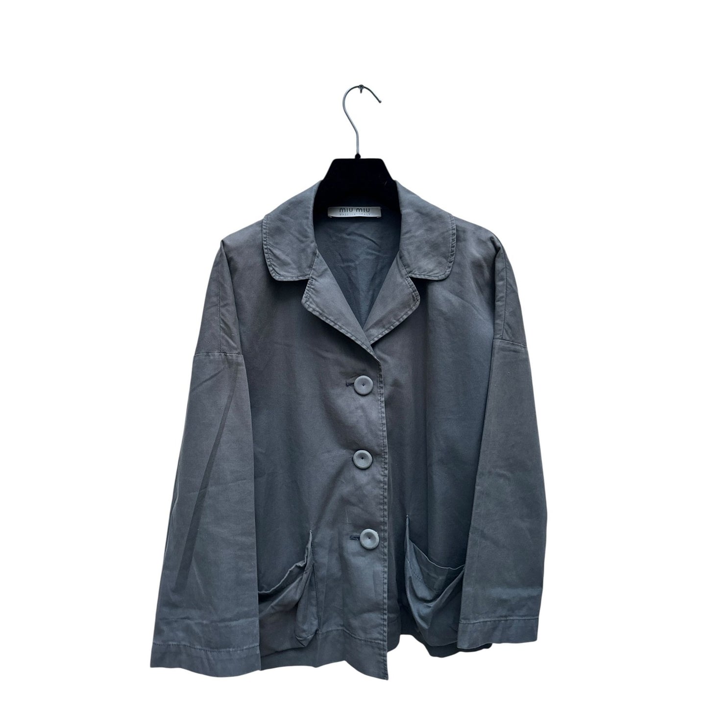 Vintage Kaki Blazer Shirt Jacket