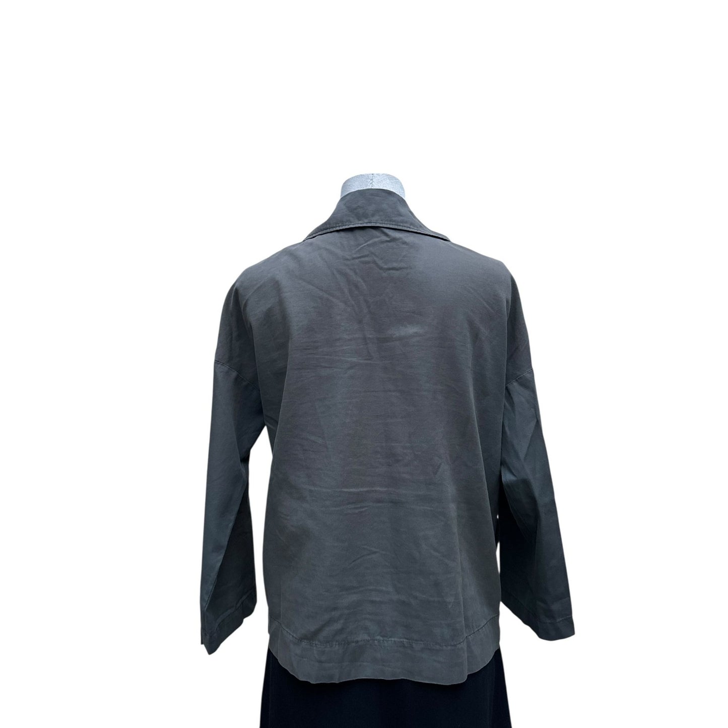 Vintage Kaki Blazer Shirt Jacket