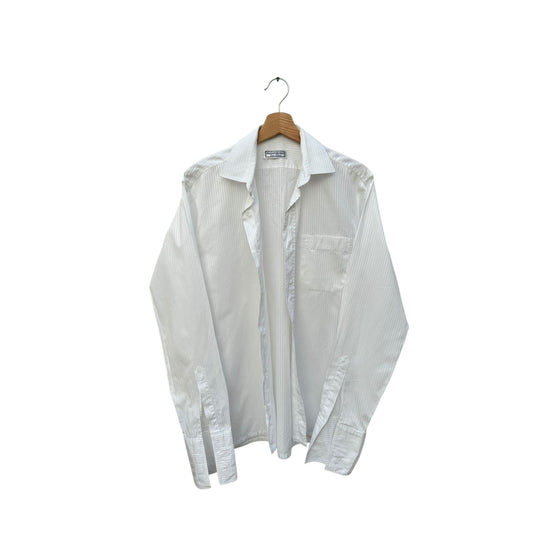 White Striped Cotton Shirt