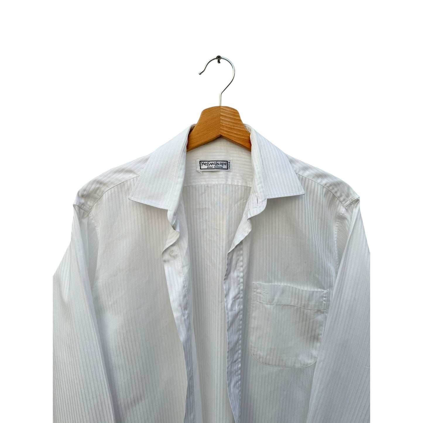 White Striped Cotton Shirt