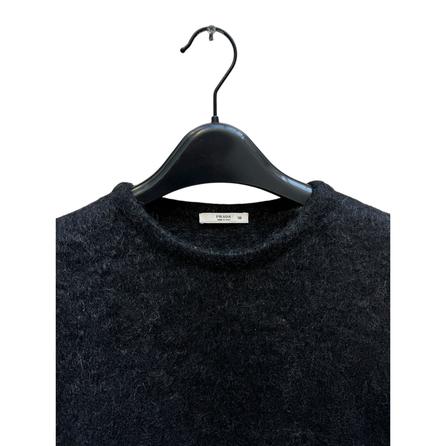 Dark Grey Mohair Wool Top