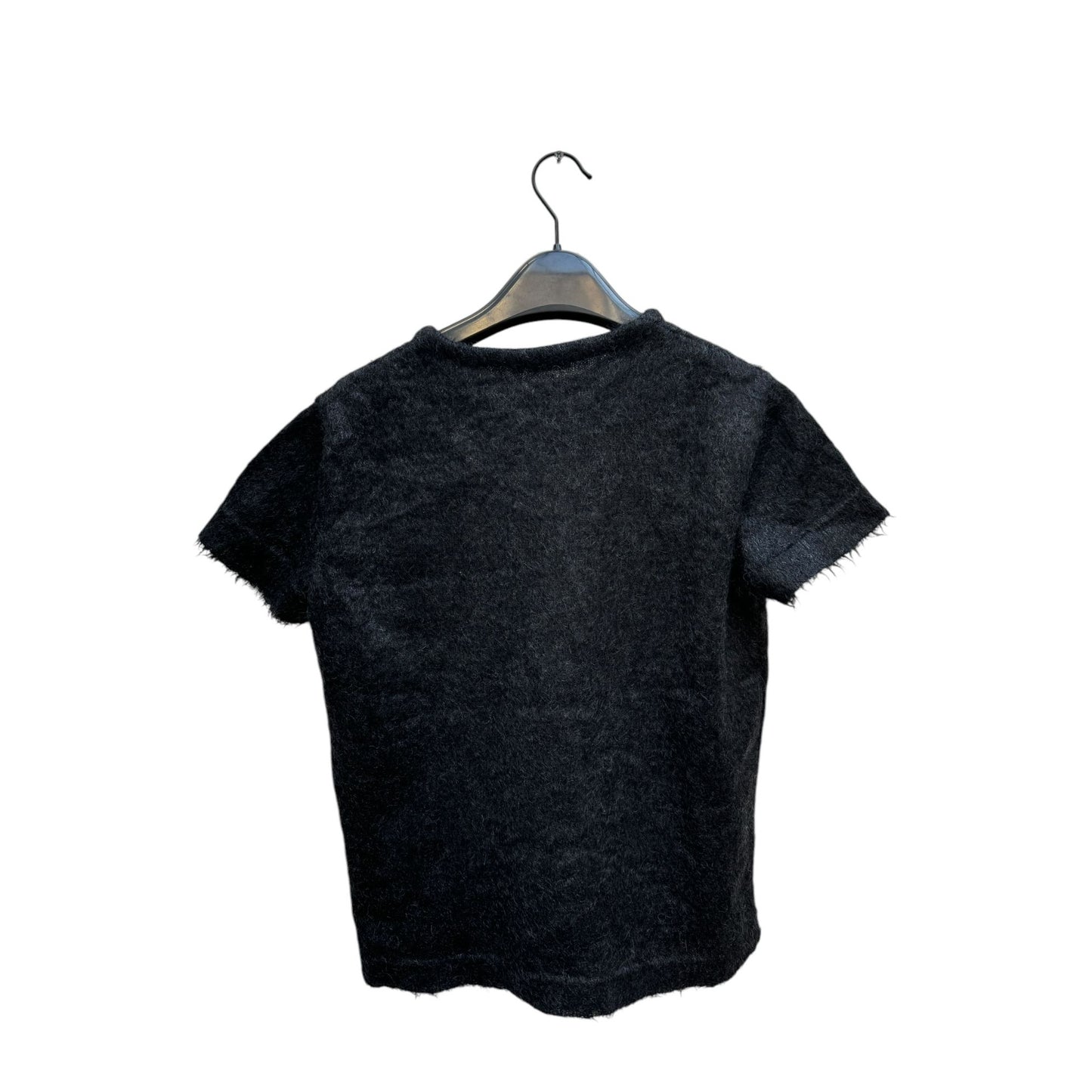Dark Grey Mohair Wool Top