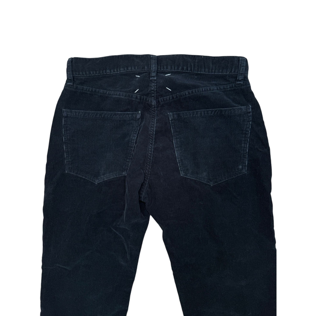 0 10 Artisanal Black Corduroy Pants