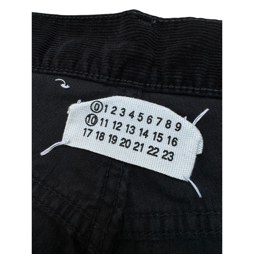 0 10 Artisanal Black Corduroy Pants