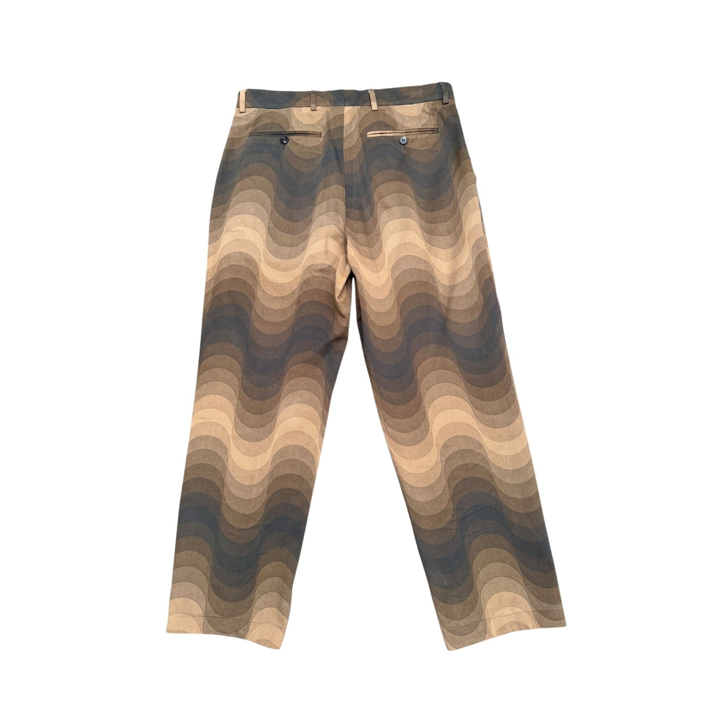 Verner Panton  Brown Waves Pants 