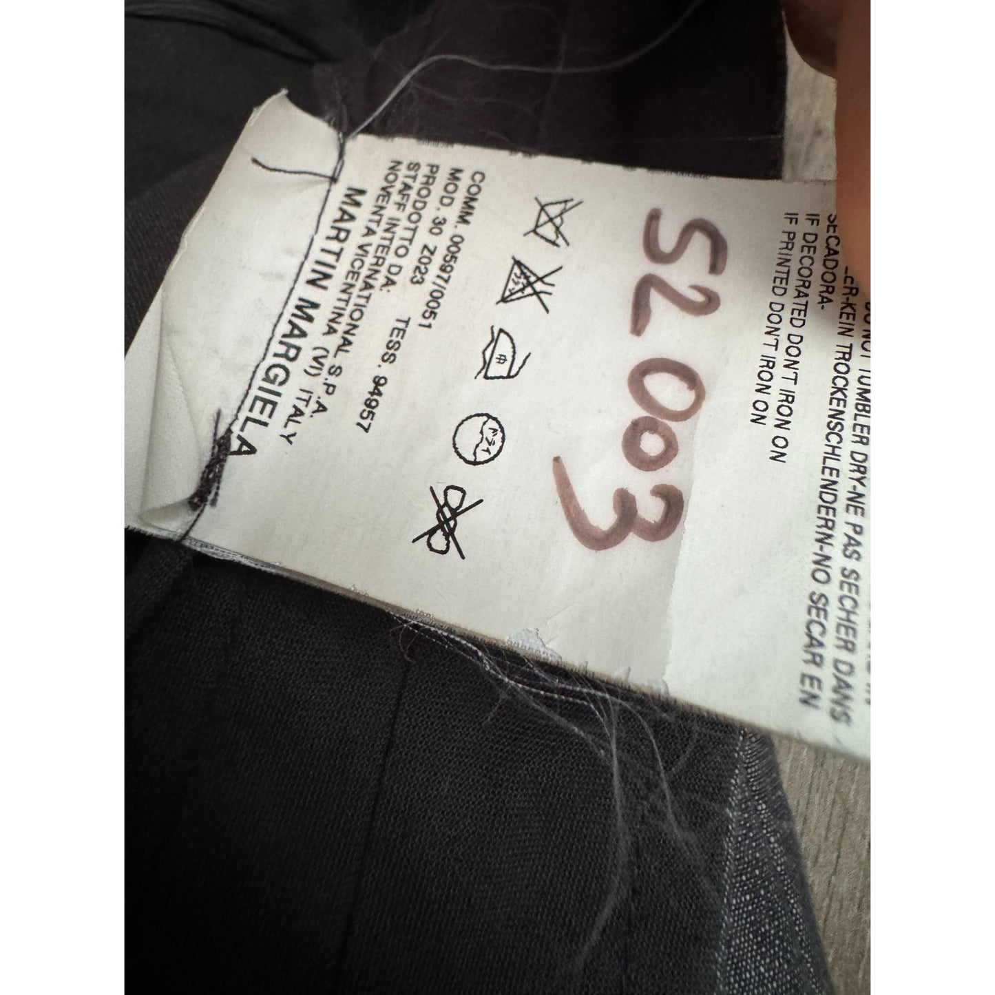 SS 2005 Grey Cotton Linen-Look Suit 