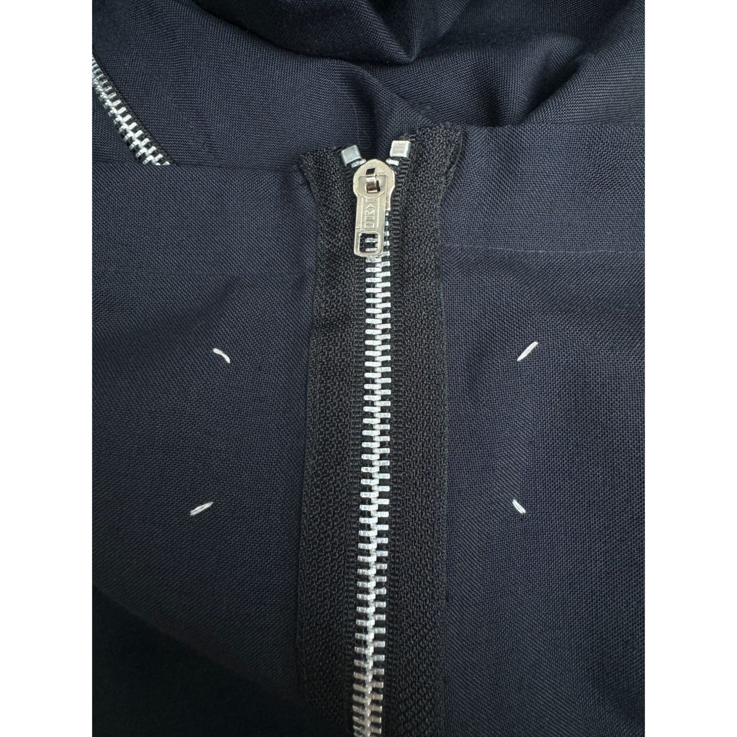 Martin Margiela FW 1990 Dark Navy 4-Zip Skirt