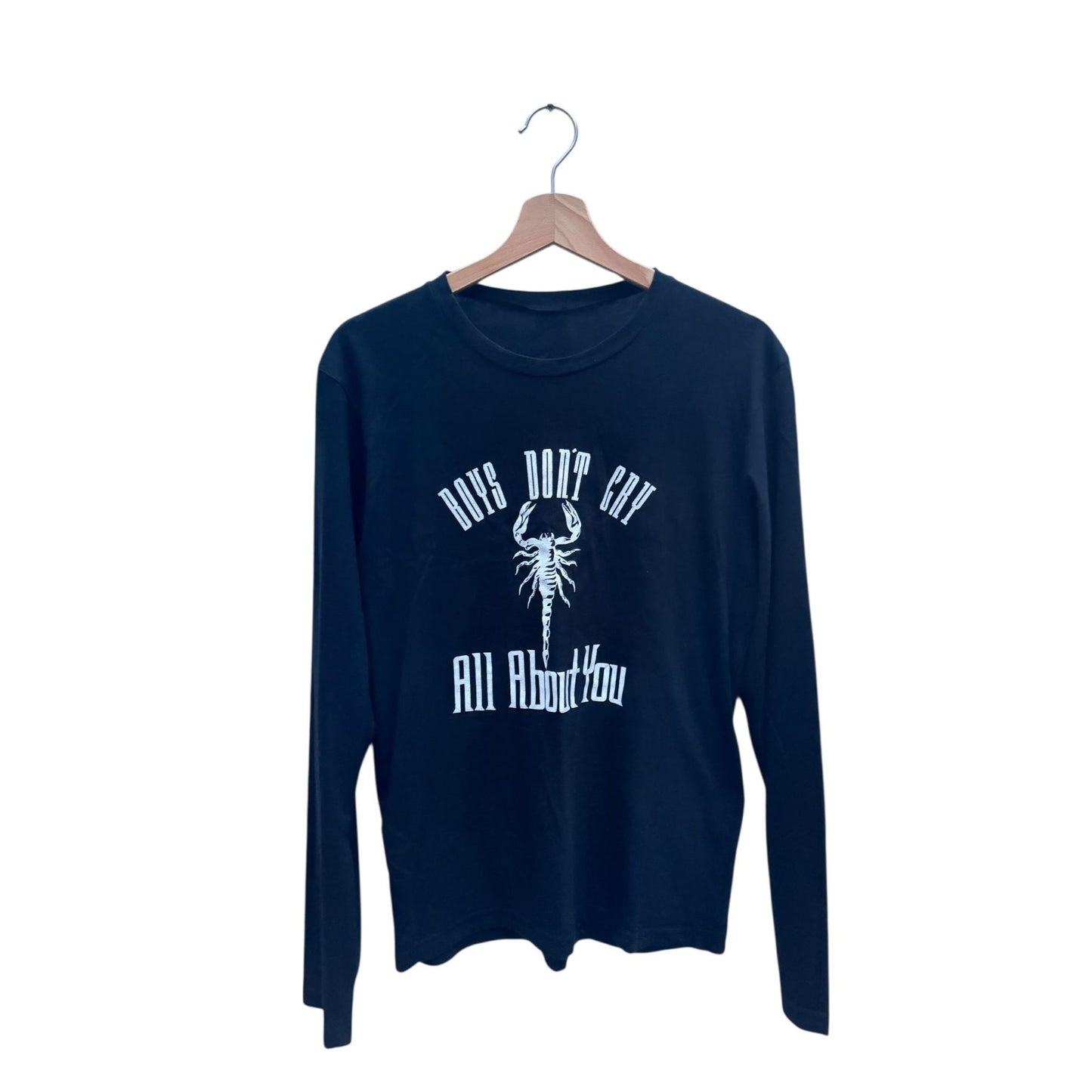 “Stay on the Wild Side” Black Long-Sleeve Tee