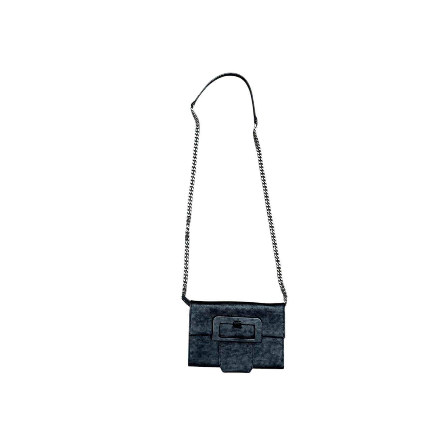 SS 2017 Black Leather Shoulder Small Bag