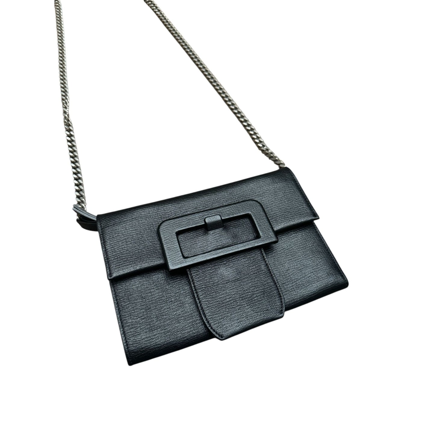 SS 2017 Black Leather Shoulder Small Bag