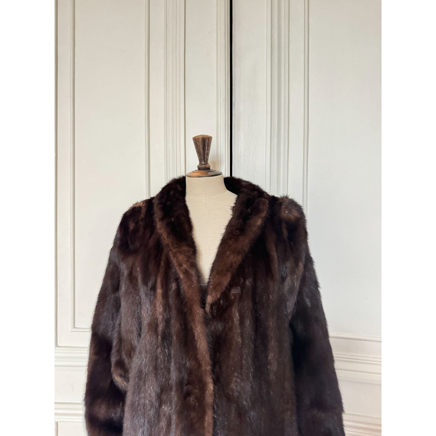 1990s Brown Mink Coat 