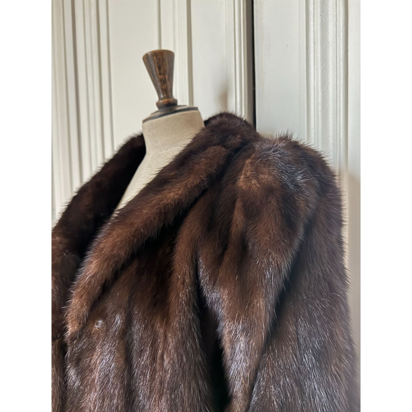 1990s Brown Mink Coat 