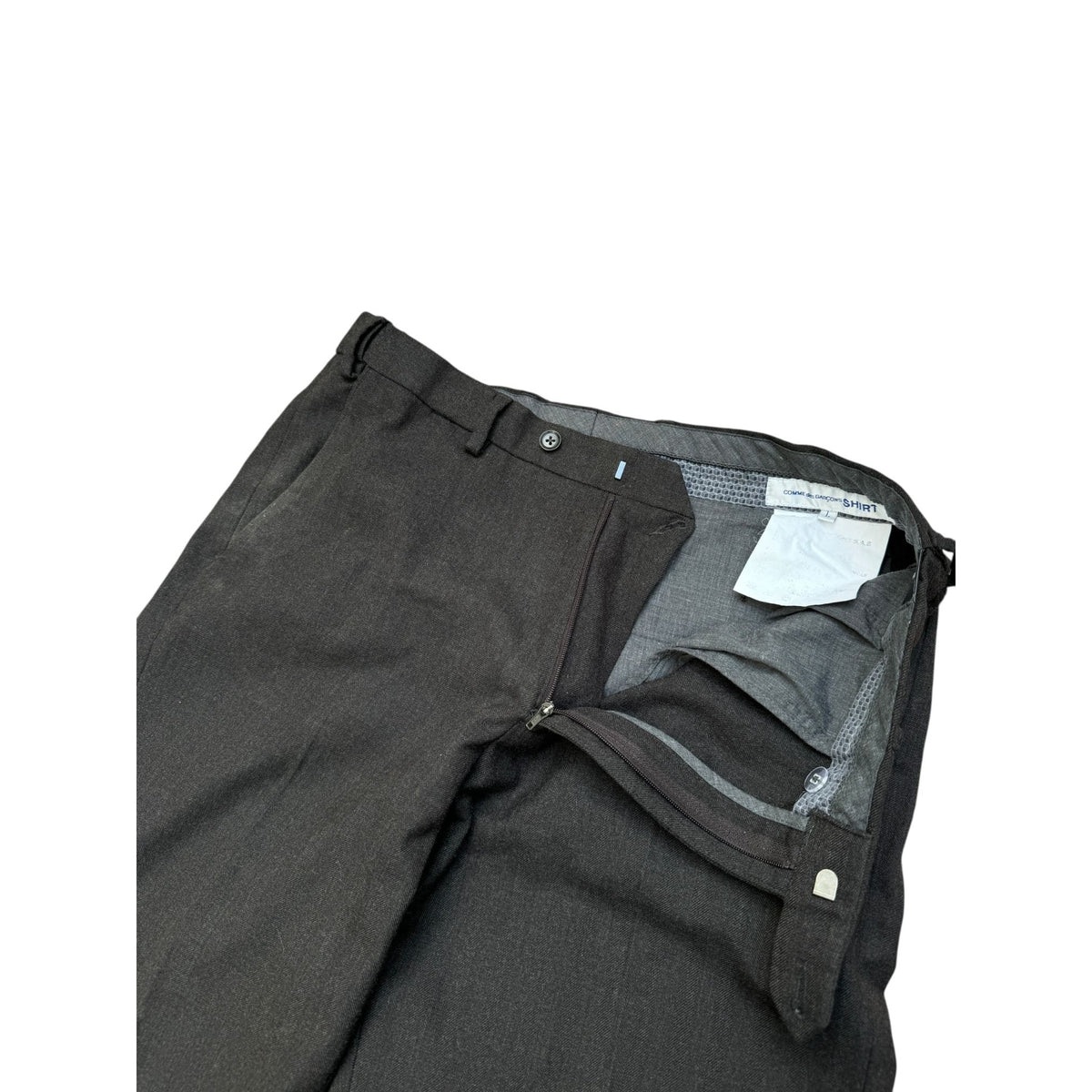 Grey Wool Trousers