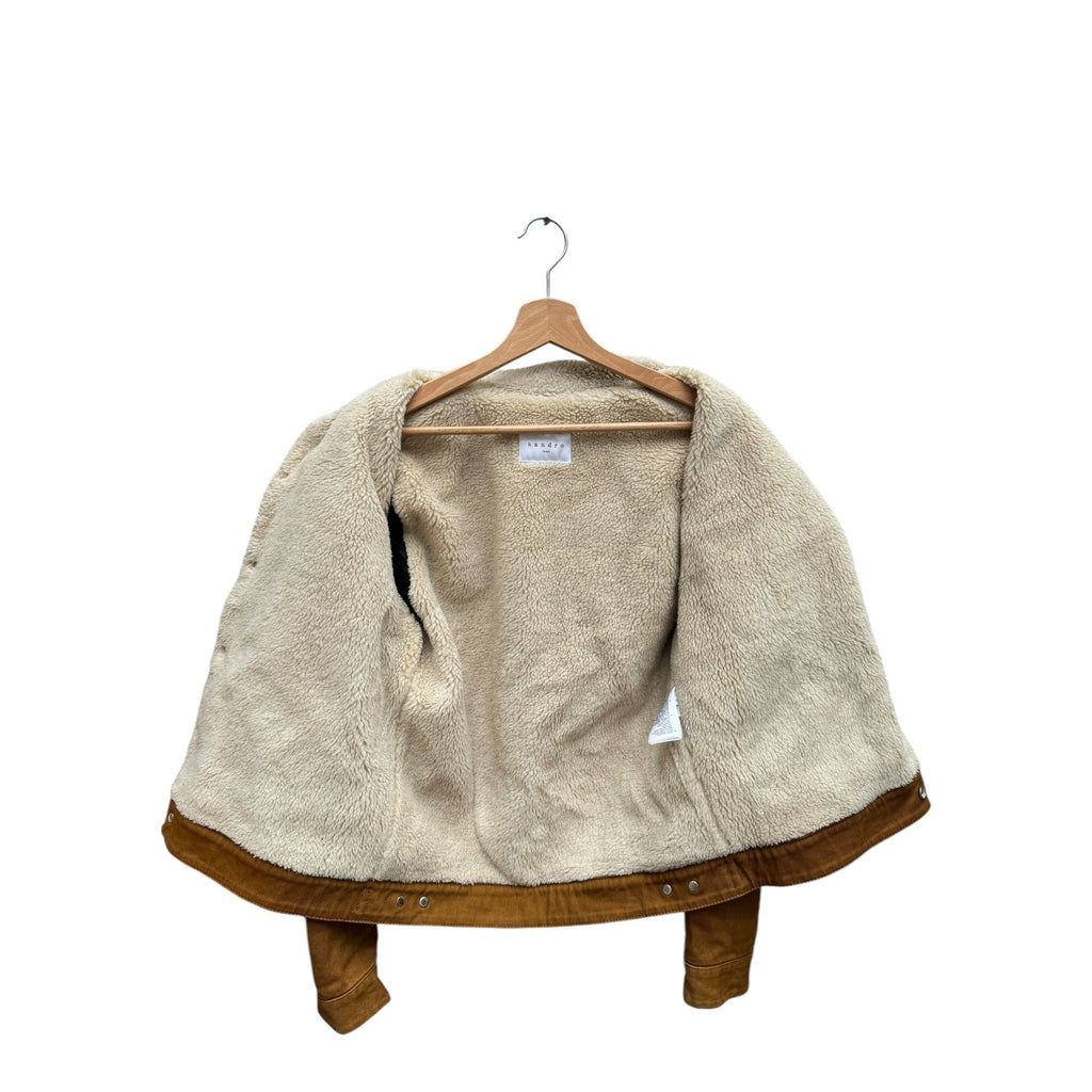 Brown Cotton Shearling Jacket