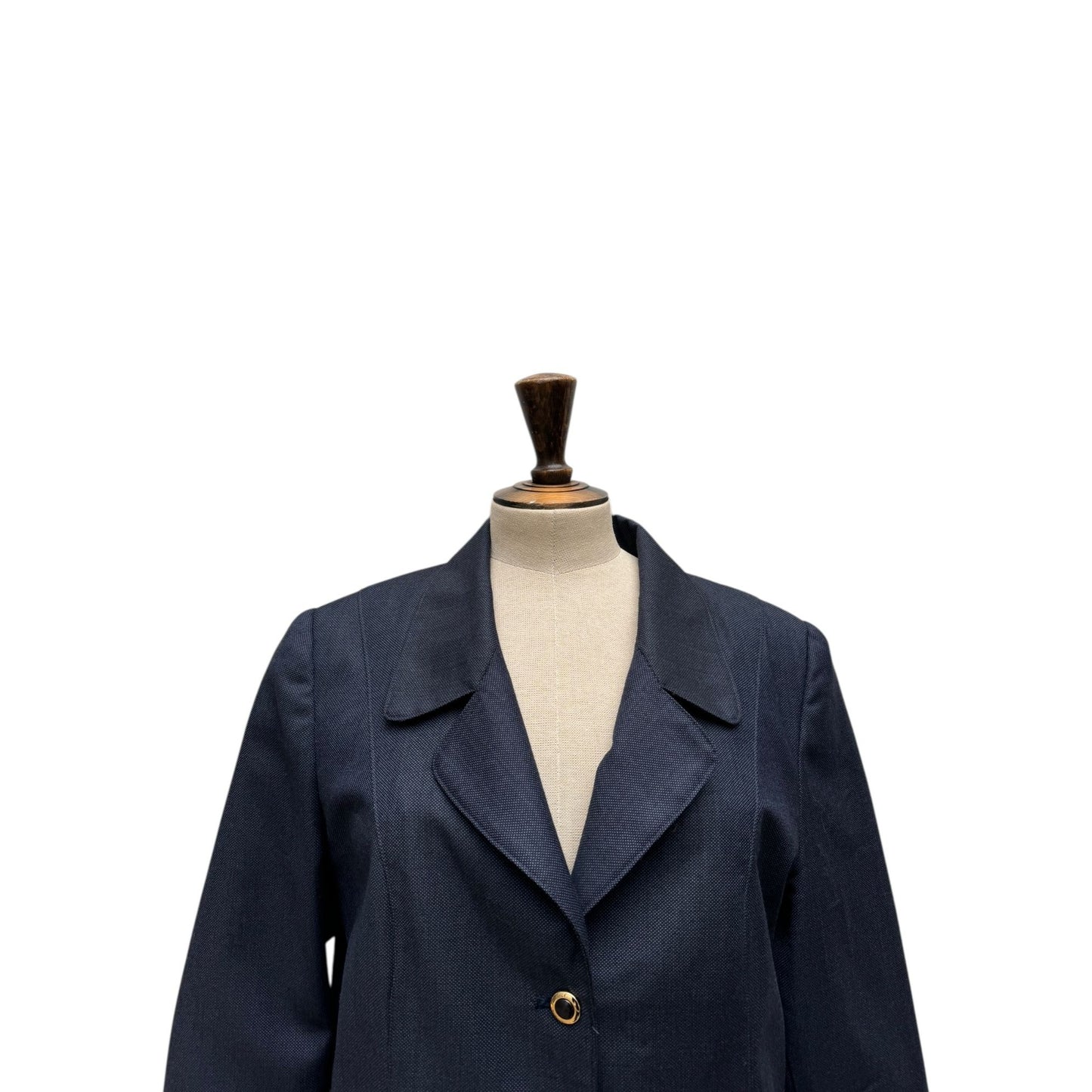 Navy Wool Blazer Jacket 