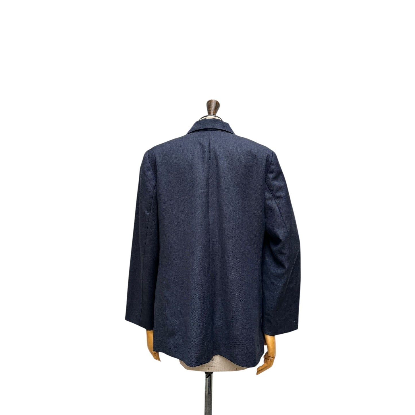 Navy Wool Blazer Jacket 