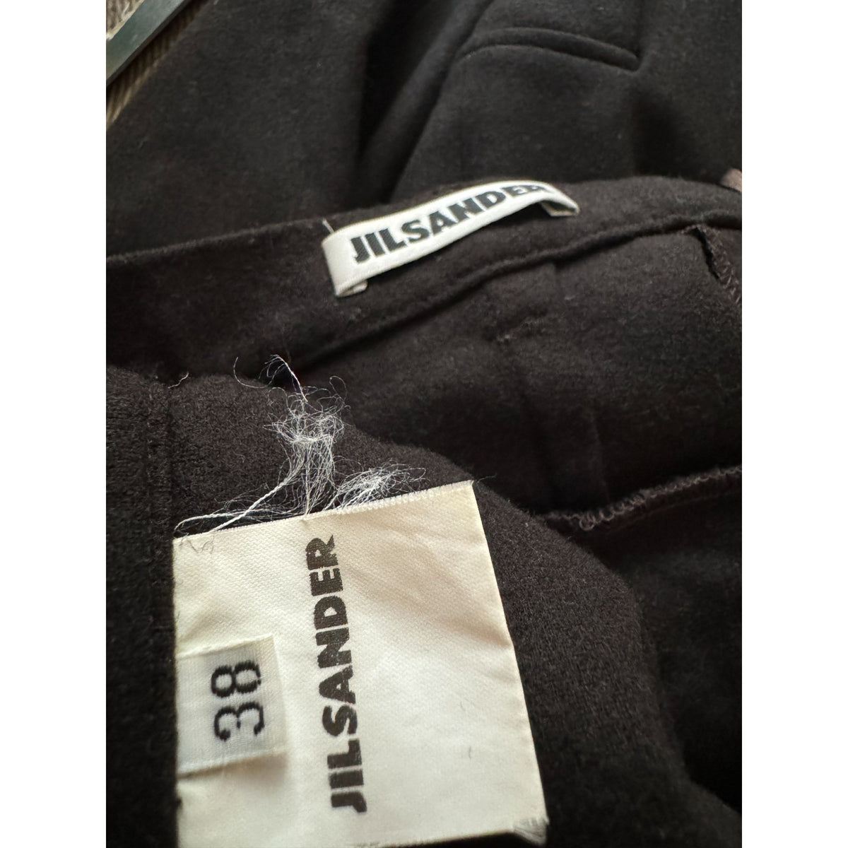 Early 1990s Dark Chocolate Wool-Cashmere Trouser Suit
