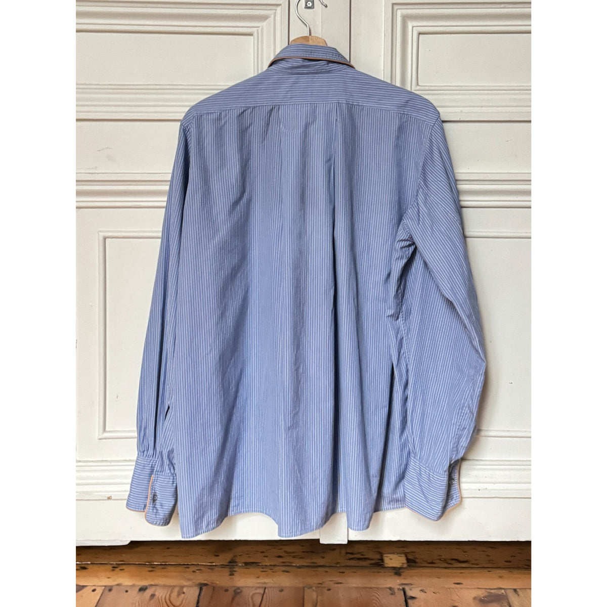 2008 Blue Striped Cotton Shirt
