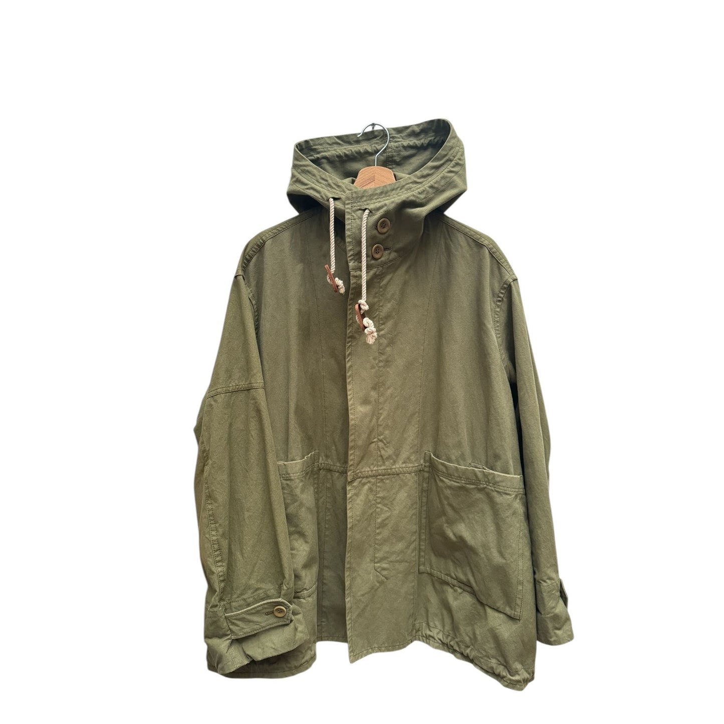 1990s Unisex Kaki Parka Jacket