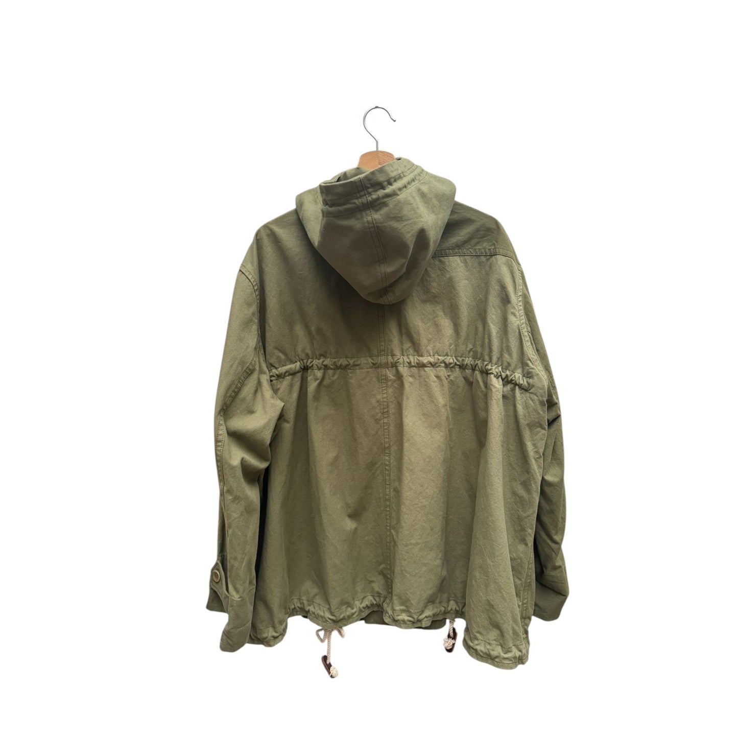 1990s Unisex Kaki Parka Jacket
