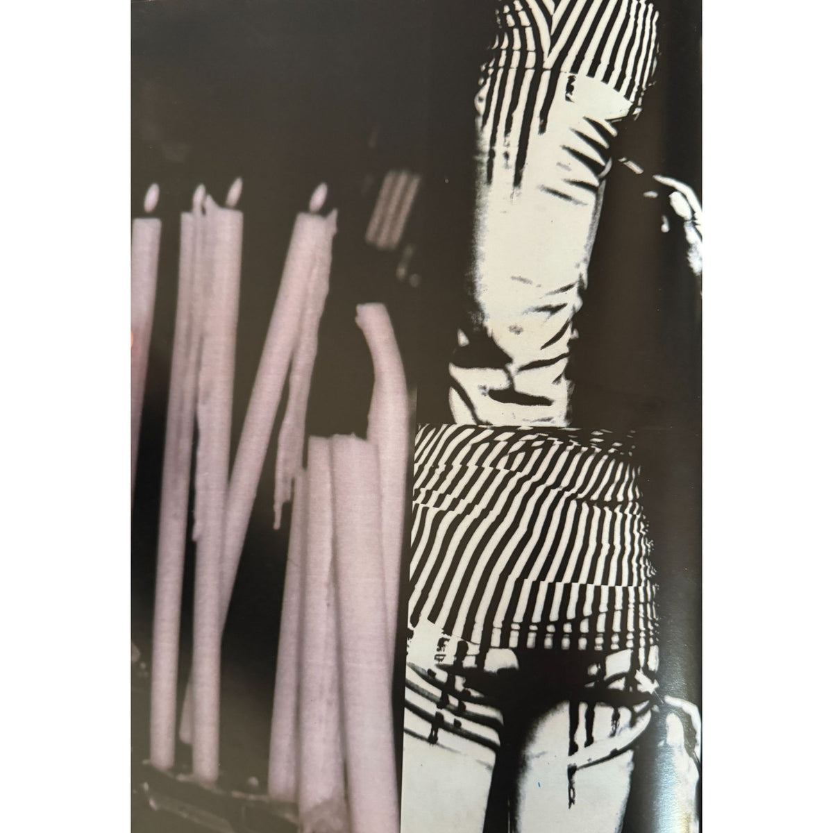 Spring Summer 1992 Striped Asymmetric Dress