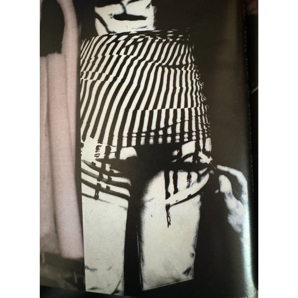 Spring Summer 1992 Striped Asymmetric Dress