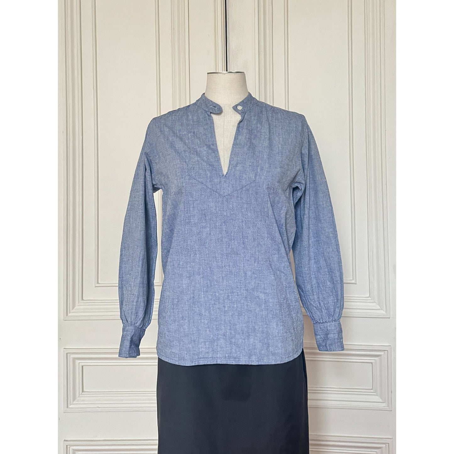 1970s Chambray Cotton Shirt