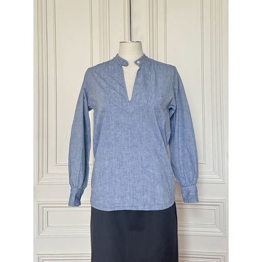 1970s Chambray Cotton Shirt