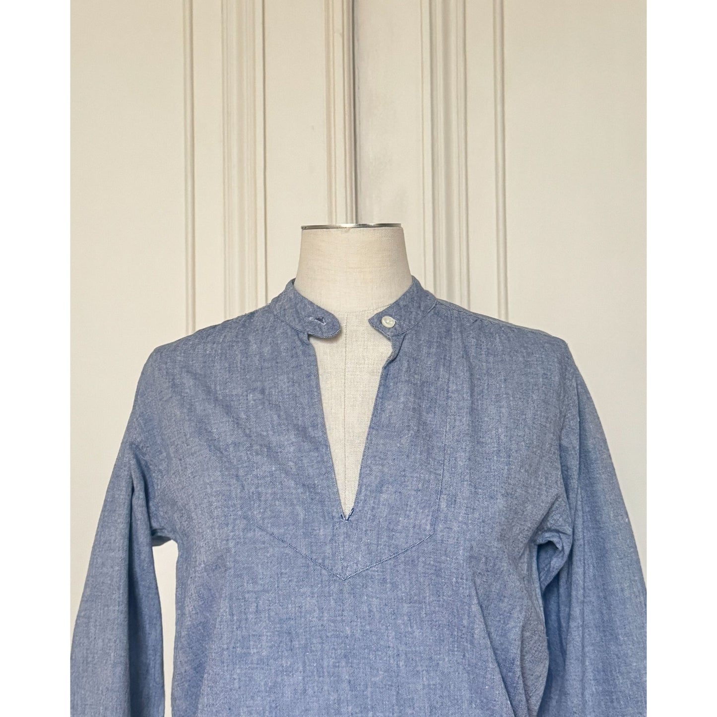 1970s Chambray Cotton Shirt