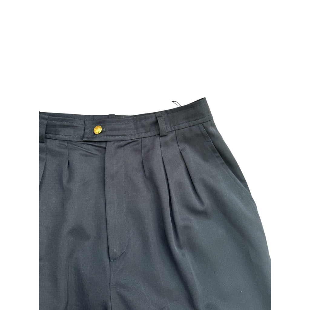 1970s Black Wide Leg Pants