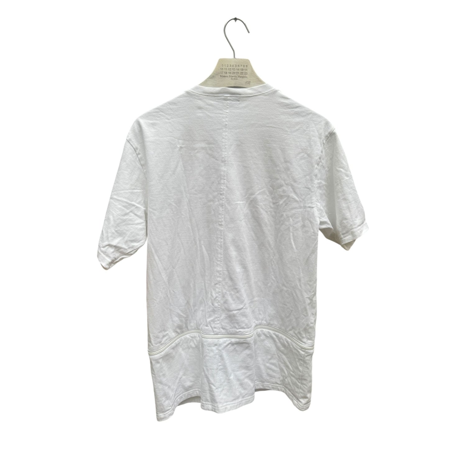 White Thick Zipped T-shirt