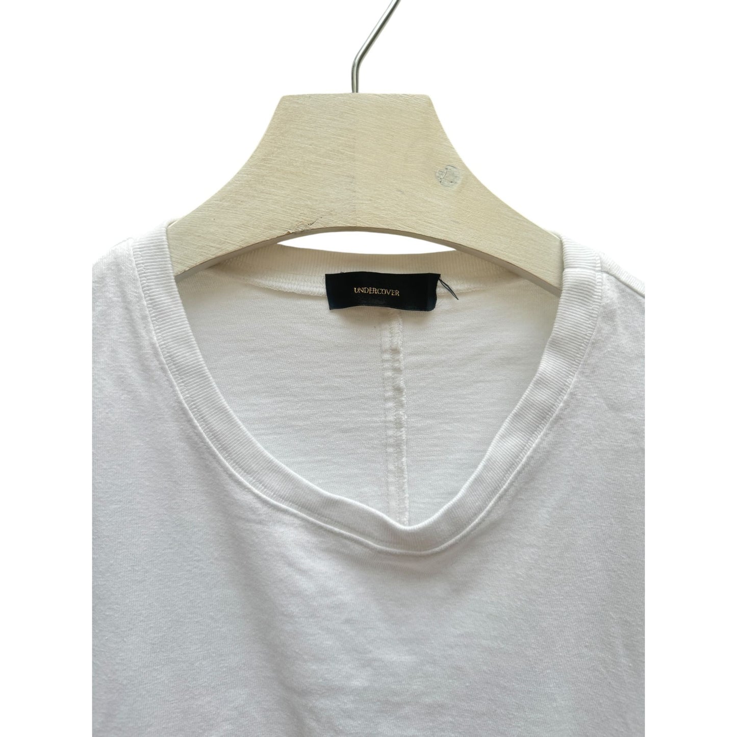 White Thick Zipped T-shirt