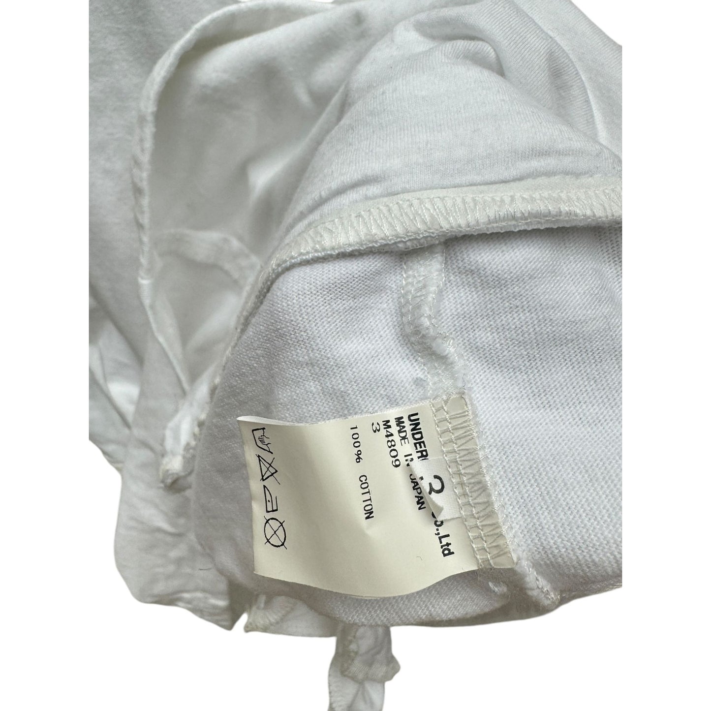 White Thick Zipped T-shirt